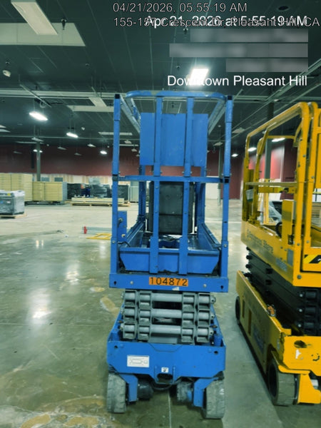 2020 Genie GS-1930 Solid Non Marking Tires, Beacon, Folding rails with half height swing gate, 800W Inverter