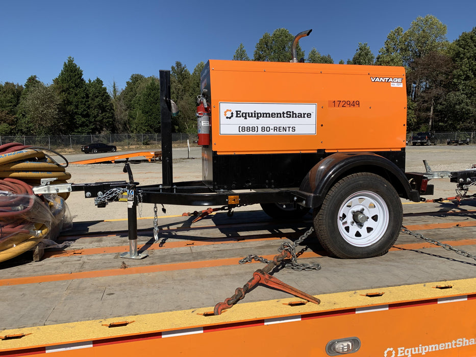 2021 Lincoln Electric Vantage 322 Vantage 322 Ready Pak 3 w/ Decals, ORANGE (includes trailer, cable rack, fender light kit) NO Telematics