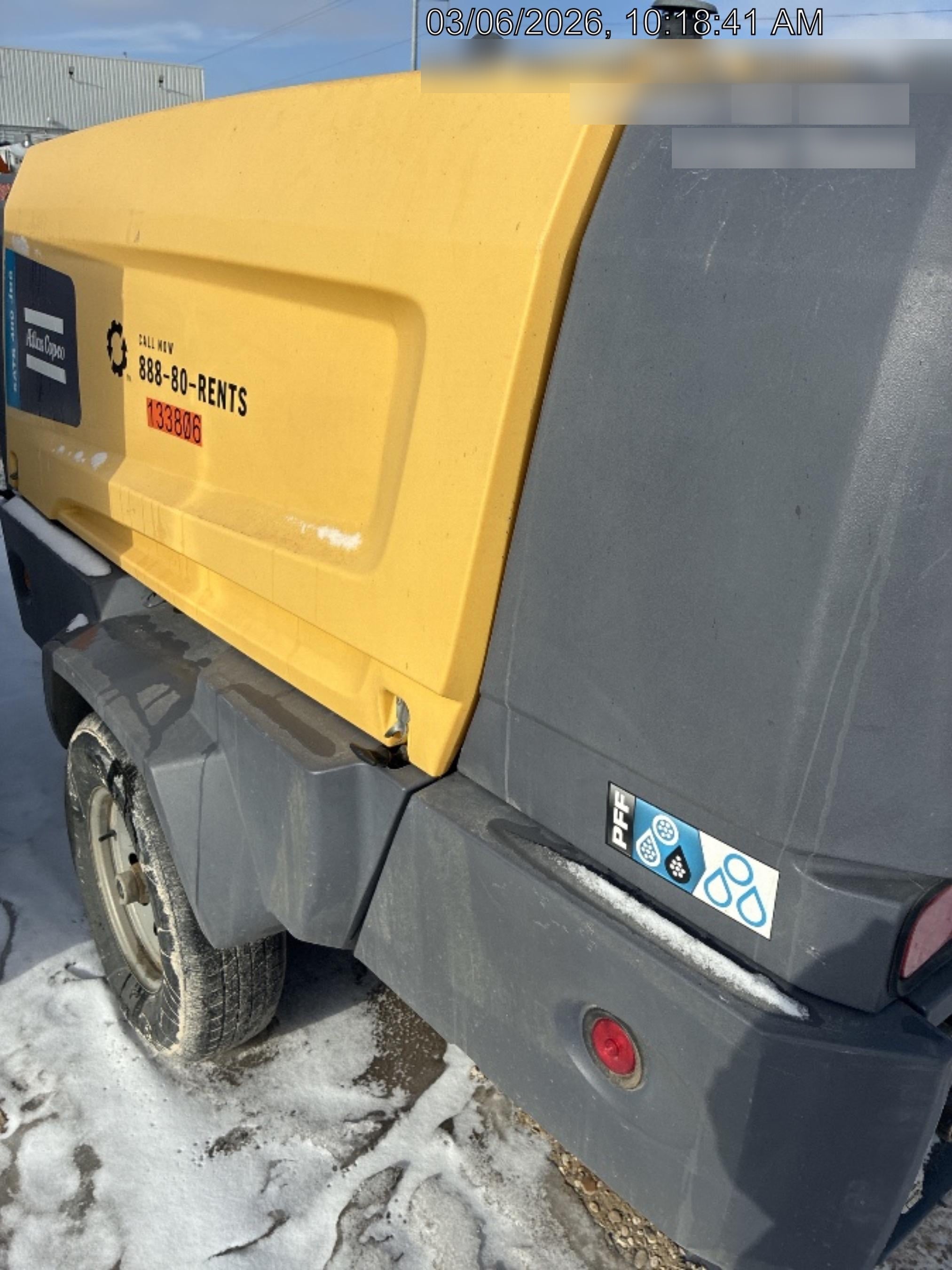 2021 ATLAS COPCO XATS 400 PFF
