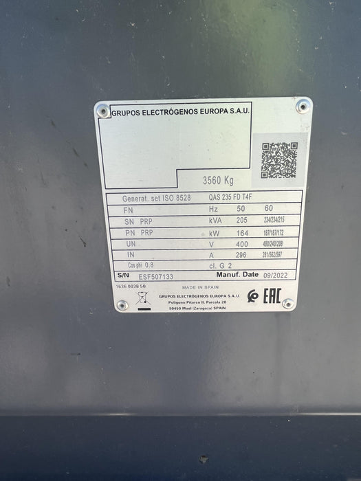 2023 ATLAS COPCO QAS 235