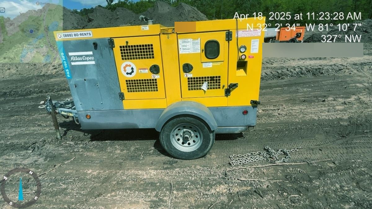 2020 ATLAS COPCO PAS 150 HF CS Enclosed