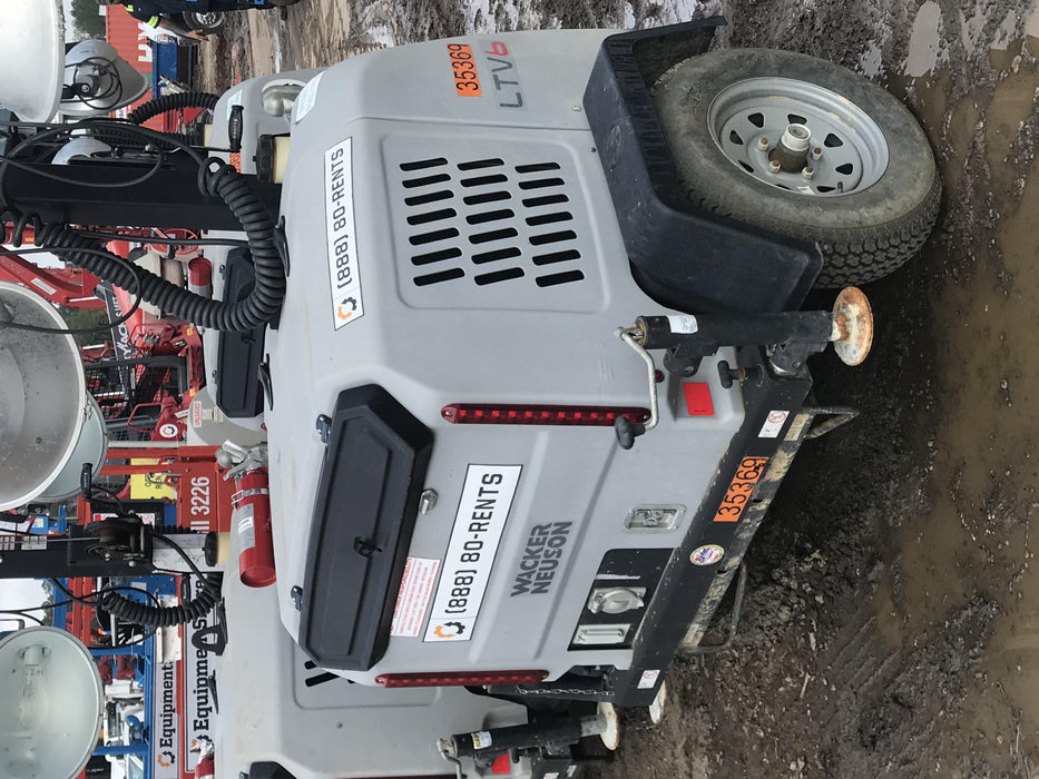 2019 Wacker Neuson LTV6L-MH Wacker Neuson LTV6L Mobile Light Tower w/Fuel Level Sensor Installed