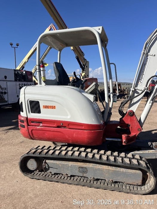 2020 Takeuchi TB235-2R Canopy, Rubber Tracks, Manual TAG QC