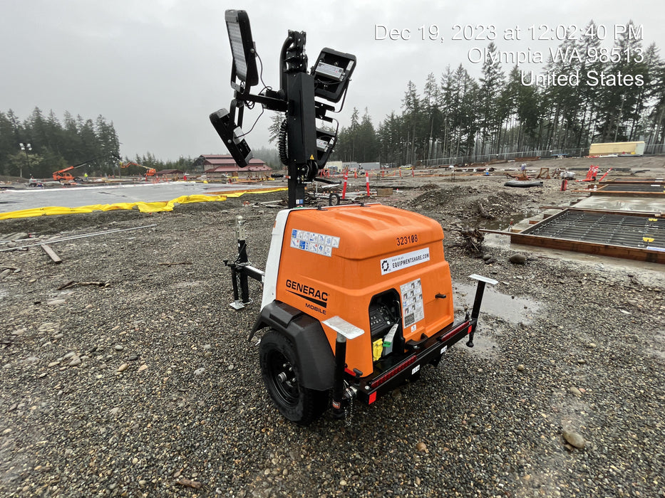 2023 Generac MLT2 Diesel, Flex Switch 120V Input, Powerzone Controller, (4) 320W LED Lights, 4kW Generator, 39.9 Gal Fuel Tank, 2" Ball, T3