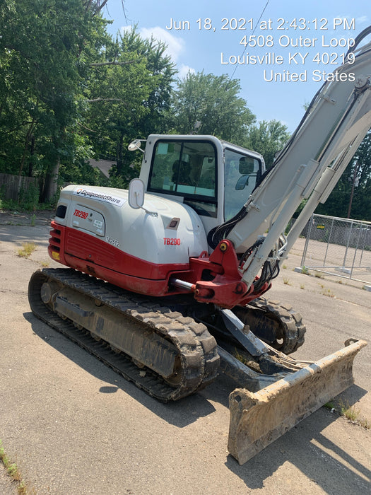 2020 Takeuchi TB290C Cab/Heat/Air, Rubber Tracks, Manual TAG QC