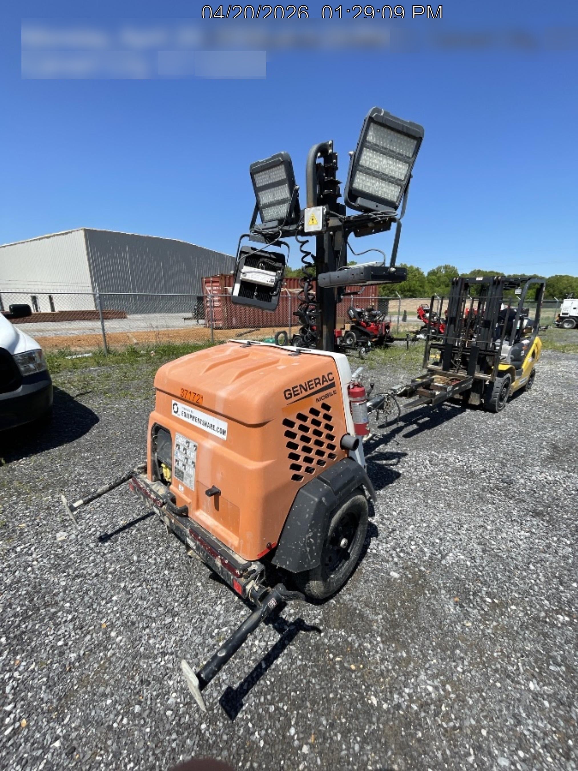 2023 Generac MLT2 Diesel, Flex Switch 120V Input, Powerzone Controller, 
(4) 320W LED Lights, 4kW Generator, 39.9 Gal Fuel Tank, 2" Ball, T3
