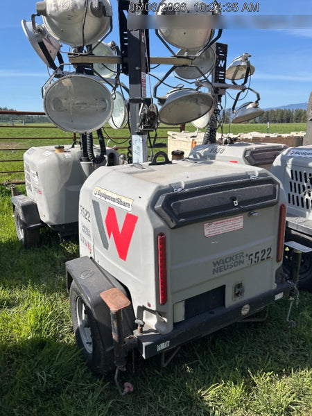 2017 Wacker Neuson LTV6L-MH Wacker Neuson 6 kW Towable Light Generator