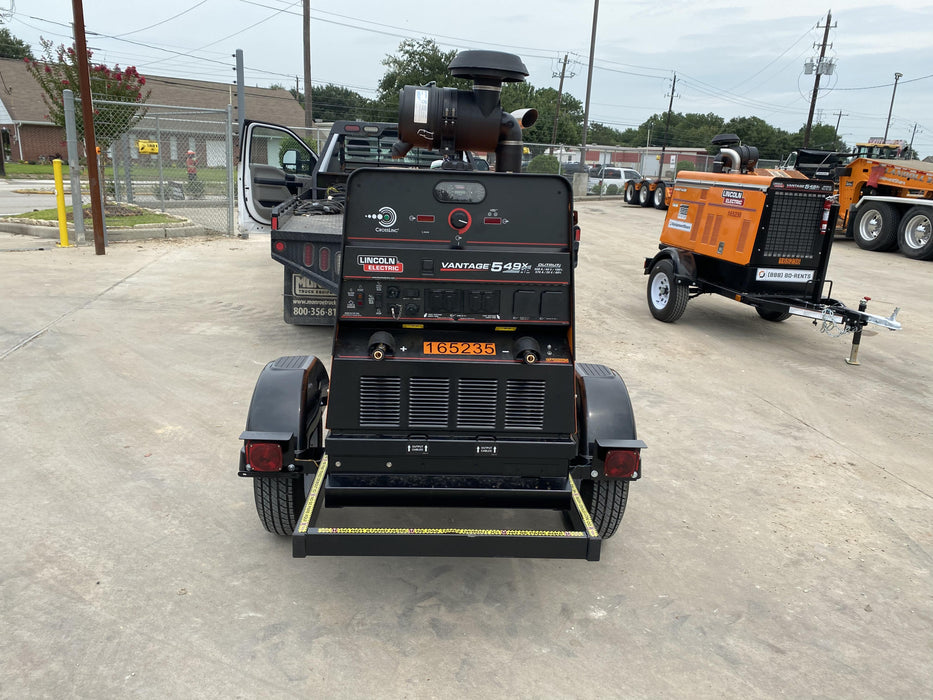 2021 Lincoln Electric Vantage 549X Ready Pak 3, ORANGE (includes trailer, cable rack, fender light kit)