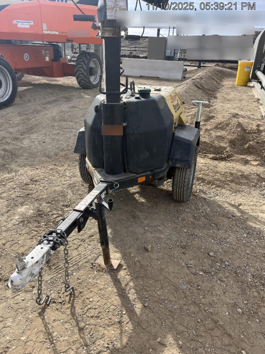 2022 Allmand NLV3GR (4) LED Light Fixture 350W, 23' Vertical Mast, 3kW Prime, Towable, ES Decals, T3