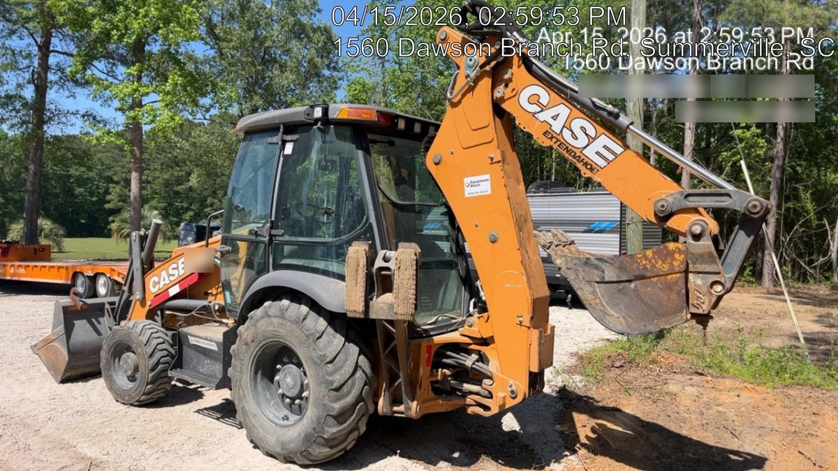 2020 Case 580N EP - Extendable Backhoe Cab/Heat/Air, 4WD, Extendable Stick, Pilot Controls, 2 Way Hydraulics, Ride Control, TAG Manual QC