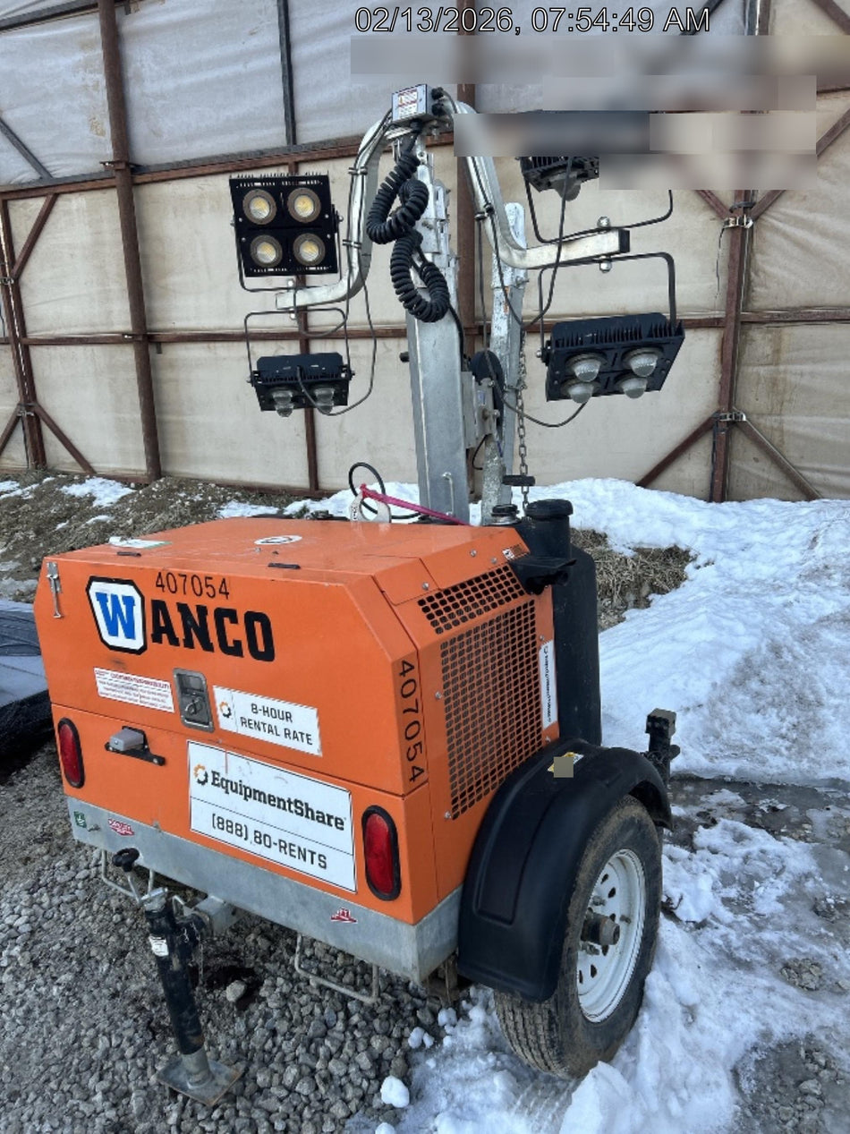 2024 Wanco WLTT-4MM4K Diesel, Deep Sea Controller, Shore Power Plug, Auto Start, (4) 350W LED Floodlights, 4kW Generator, 60 Gal Fuel Tank, 2" Ball, T3