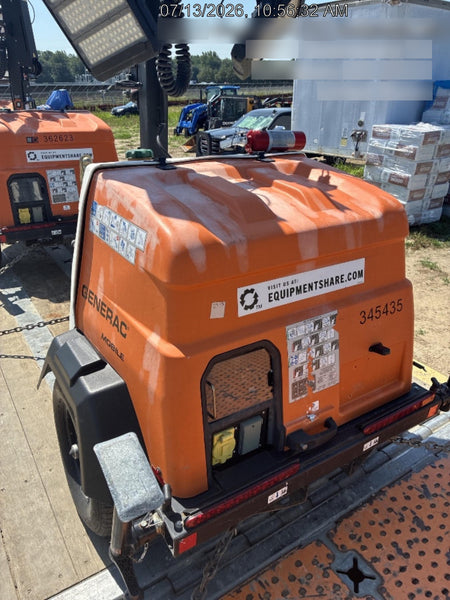2023 Generac MLT2 Diesel, Flex Switch 120V Input, Powerzone Controller, (4) 320W LED Lights, 4kW Generator, 39.9 Gal Fuel Tank, 2" Ball, T3