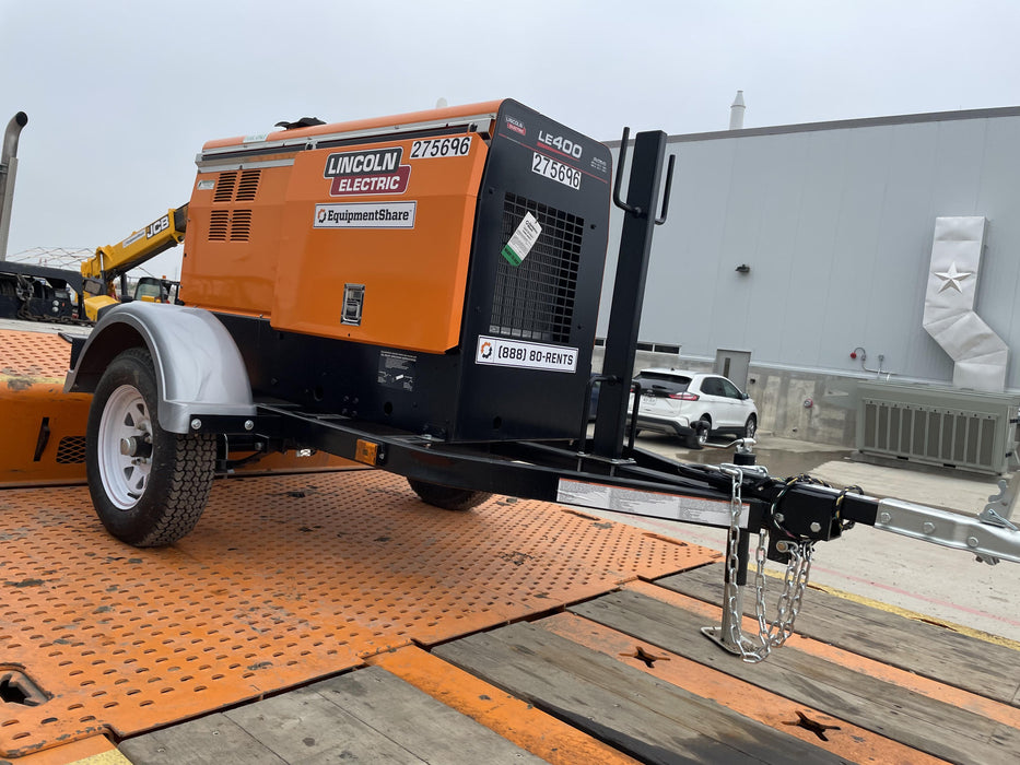 2022 Lincoln Electric LE400 Kubota V1505, Trlr, Cable Rack, Light Kit, ES Decals, T3