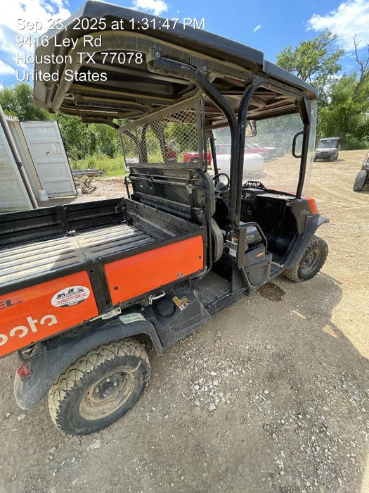 2022 Kubota RTV-X1140W-H Plastic Canopy, Windshield Acrylic Clear, LED Strobe Light, Wire Harness Kit, Back up Alarm
