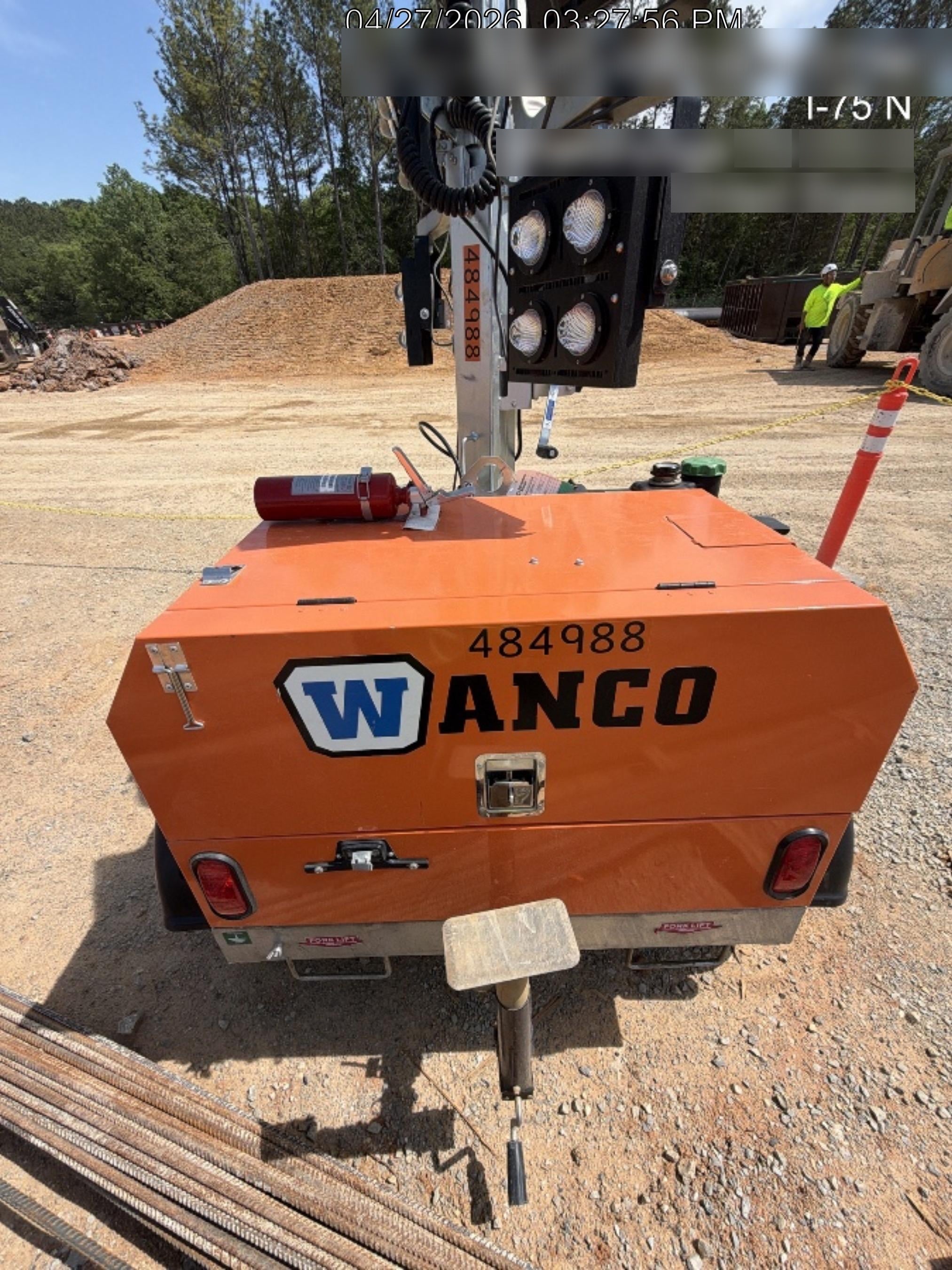 2025 Wanco WLTT-4MM4K Diesel, Mitsubishi L2E, 9.0HP @1800 rpm, Deep Sea Controller, Shore Power Plug, Auto Start, (4) 350W LED Floodlights, 4kW Generator, 60 Gal Fuel Tank, 2" Ball, T3