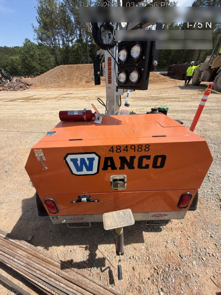 2025 Wanco WLTT-4MM4K Diesel, Mitsubishi L2E, 9.0HP @1800 rpm, Deep Sea Controller, Shore Power Plug, Auto Start, (4) 350W LED Floodlights, 4kW Generator, 60 Gal Fuel Tank, 2" Ball, T3