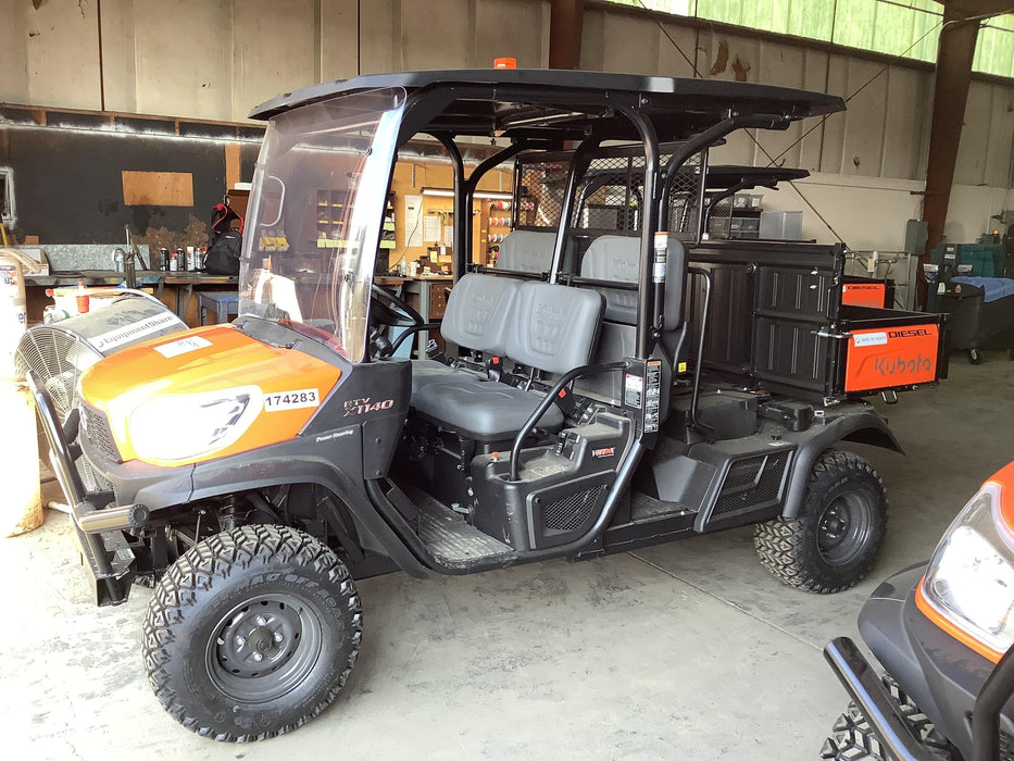 2021 Kubota RTV-X1140W-H Plastic Canopy, Windshield Acrylic Clear, LED Strobe Light, Wire Harness Kit, Back up Alarm