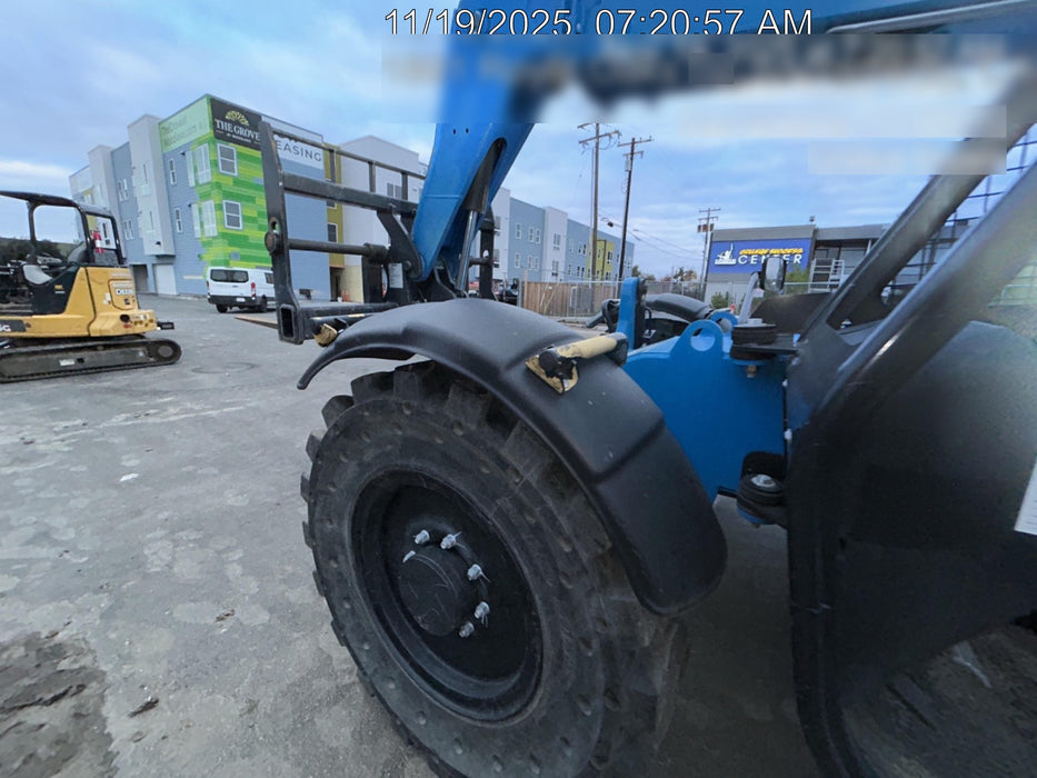 2019 Genie GTH-636 Canopy, Solid RT Tires, LED Work Lights, Beacon 60" QA Carriage, 48" Forks