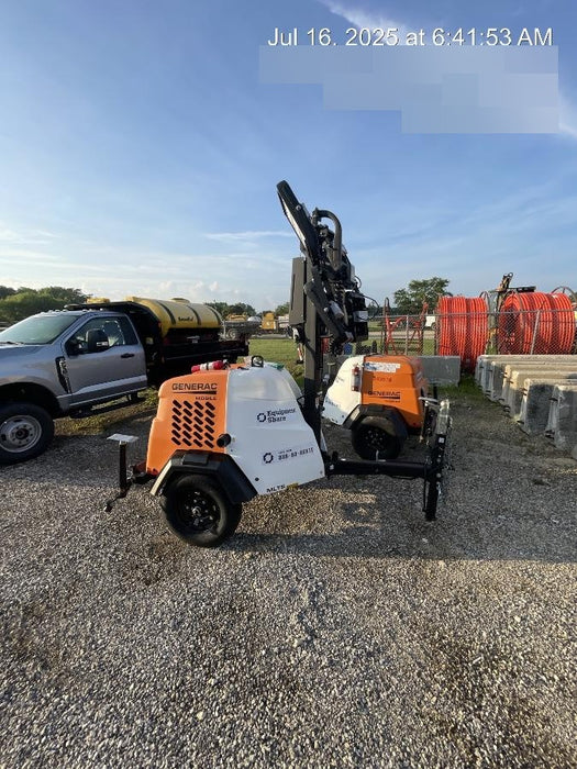 2024 Generac MLT2 Diesel, Flex Switch 120V Input, Powerzone Controller, 
(4) 320W LED Lights, 4kW Generator, 39.9 Gal Fuel Tank, 2" Ball, T3