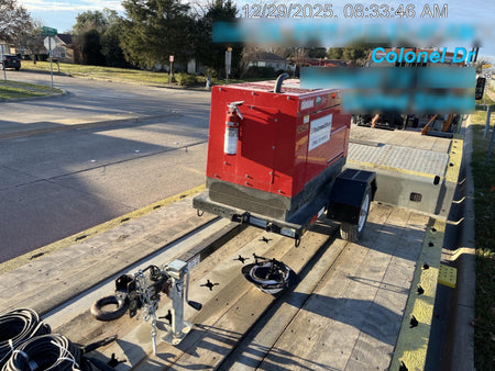 2022 Shindaiwa DGW400MDL Kubota D902 Engine, 23 HP, Dual Op Welder, Wire, Arc, Droop Stick, Tig, and CC Stick Functionality, Simulphase, 3 Phase and 1 Phase Gen Output, Single Axle NB Trlr, Slr Trckl Chrg 12V 12W, Fire Ext