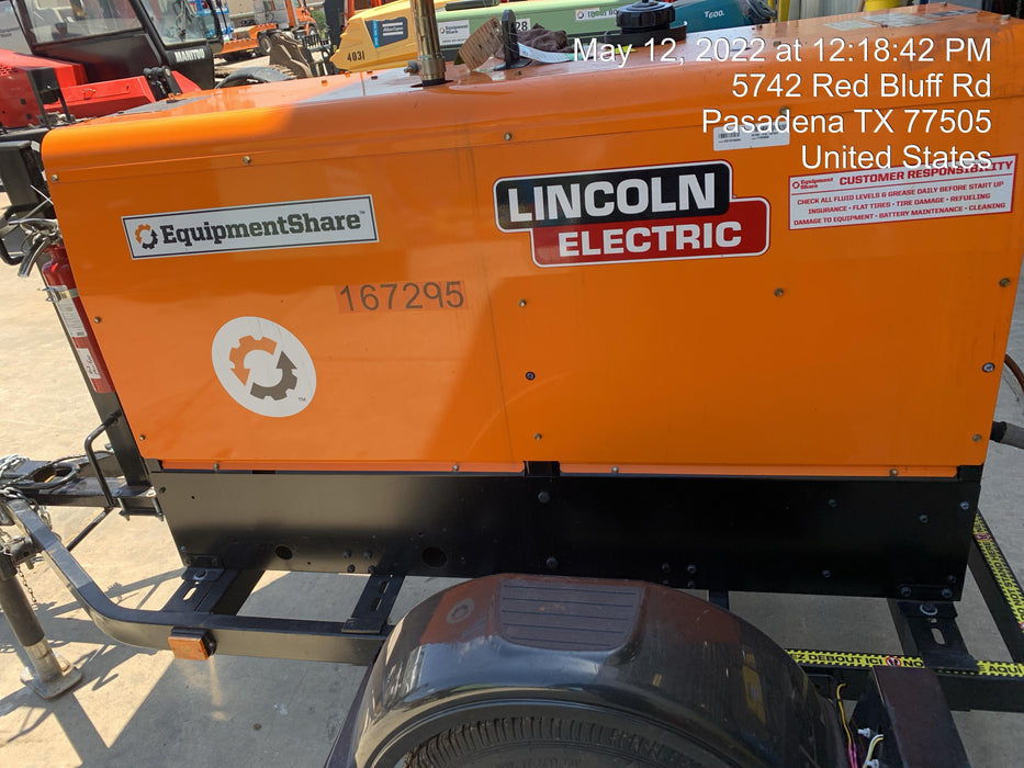 2021 Lincoln Electric Vantage 322 Vantage 322 Ready Pak 3 w/ Decals, ORANGE (includes trailer, cable rack, fender light kit) NO Telematics