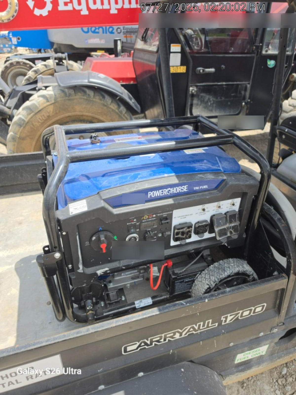 2026 POWERHORSE s12500t Tri-Fuel Generator