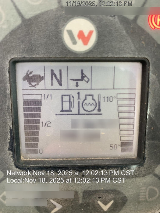 2018 Wacker Neuson TH627 Wacker Neuson TH627 Telehandler w/Canopy, Solid Tires, 48" Carriage and Forks