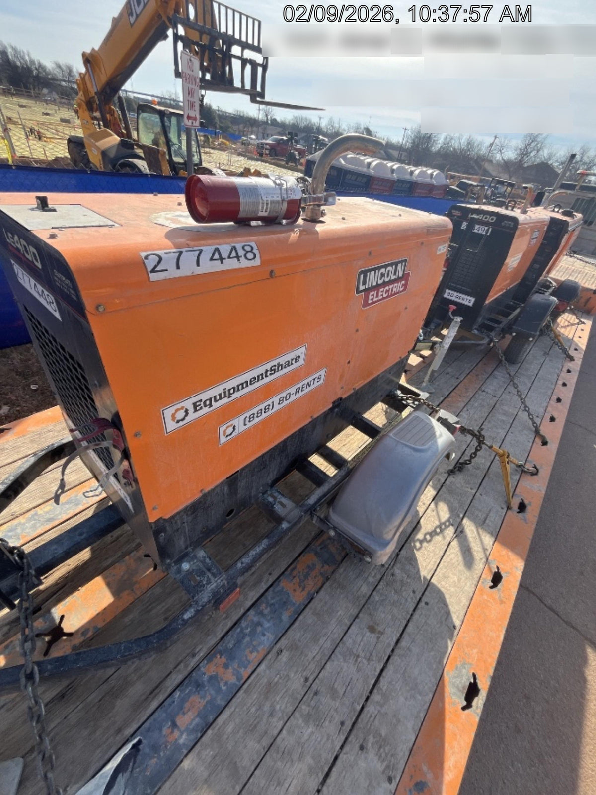 2022 Lincoln Electric LE400 Kubota V1505, Trlr, Cable Rack, Light Kit, ES Decals, T3