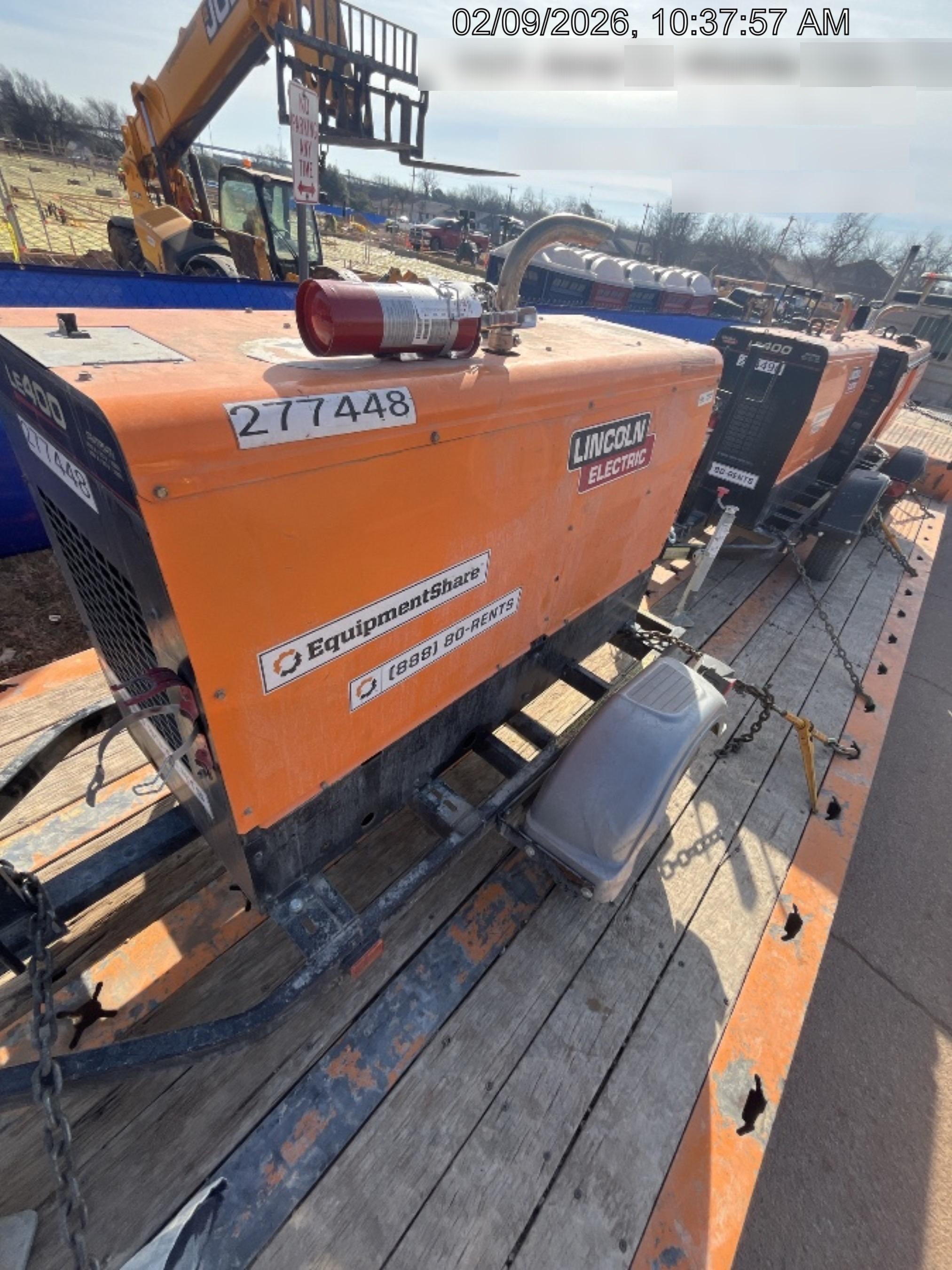2022 Lincoln Electric LE400 Kubota V1505, Trlr, Cable Rack, Light Kit, ES Decals, T3