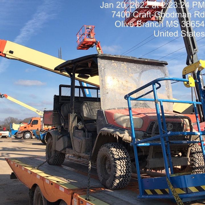 2021 Kubota RTV-X1140W-H Plastic Canopy, Windshield Acrylic Clear, LED Strobe Light, Wire Harness Kit, Back up Alarm