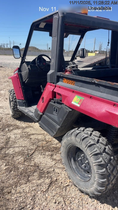 2021 Yanmar YU1000 Canopy, Steel Wheel, Poly WindShield, Beacon, Backup Alarm