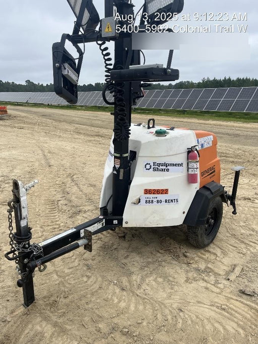 2023 Generac MLT2 Diesel, Flex Switch 120V Input, Powerzone Controller, 
(4) 320W LED Lights, 4kW Generator, 39.9 Gal Fuel Tank, 2" Ball, T3