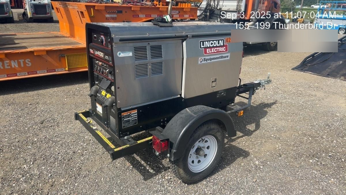 2024 Lincoln Electric LE400 Kubota V1505, Trlr, Cable Rack, Light Kit, ES Decals, T3