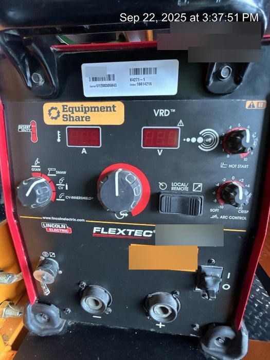 2020 LINCOLN ELECTRIC FLEXTEC 350X