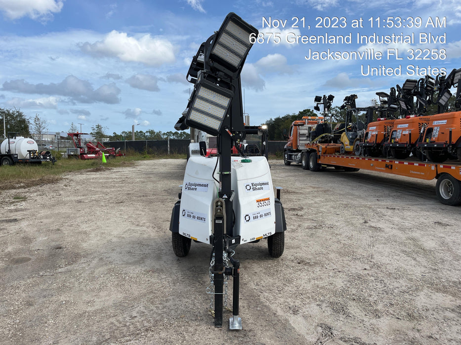 2023 Generac MLT2 Diesel, Flex Switch 120V Input, Powerzone Controller, (4) 320W LED Lights, 4kW Generator, 39.9 Gal Fuel Tank, 2" Ball, T3