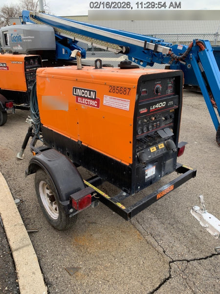 2022 Lincoln Electric LE400 Kubota V1505, Trlr, Cable Rack, Light Kit, ES Decals, T3