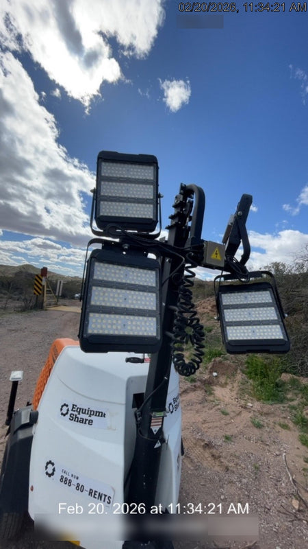 2024 Generac MLT2 Diesel, Flex Switch 120V Input, Powerzone Controller, 
(4) 320W LED Lights, 4kW Generator, 39.9 Gal Fuel Tank, 2" Ball, T3