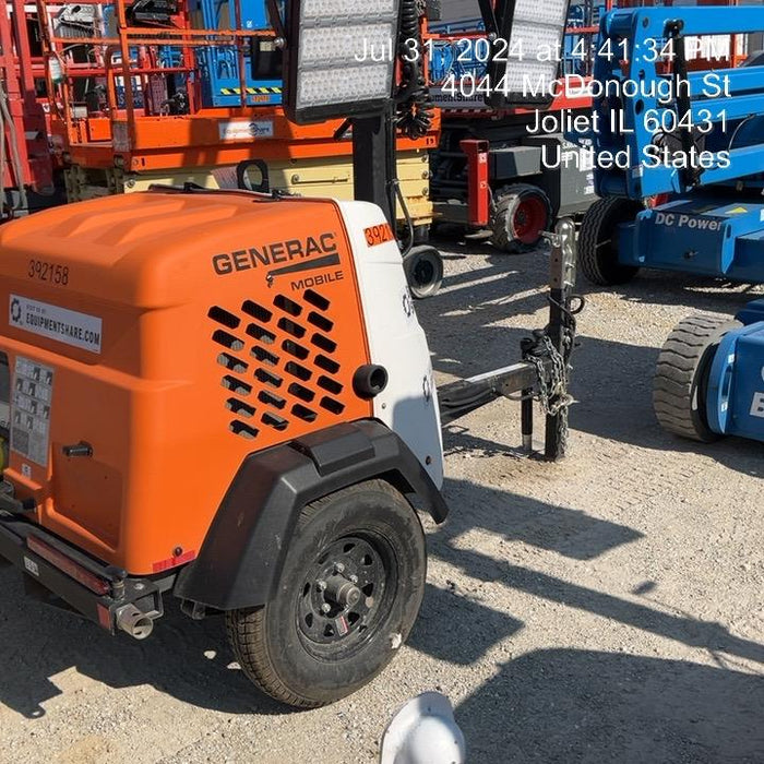 2024 Generac MLT2 Diesel, Flex Switch 120V Input, Powerzone Controller, 
(4) 320W LED Lights, 4kW Generator, 39.9 Gal Fuel Tank, 2" Ball, T3