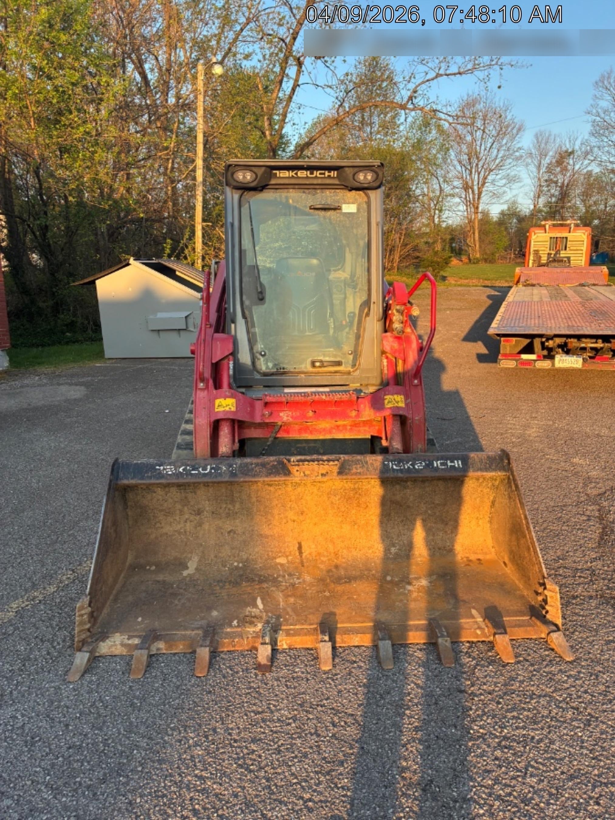 2020 Takeuchi TL8R2-CR Cab/Heat/Air, 74hp, Hydraulic QC