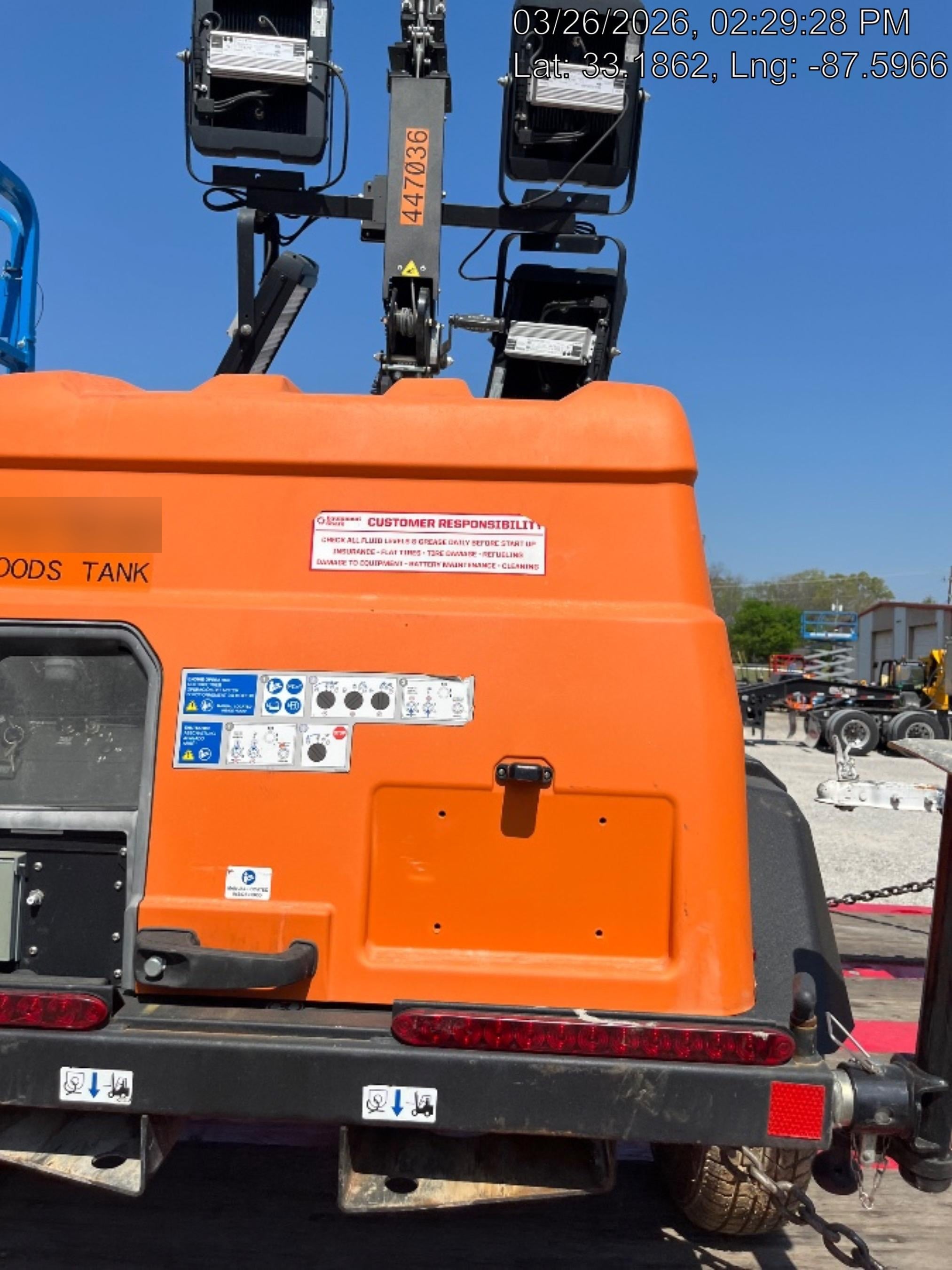 2024 Generac MLTS-4 2.4kW, Mitsu Eng, Analog, LED, Diesel.
