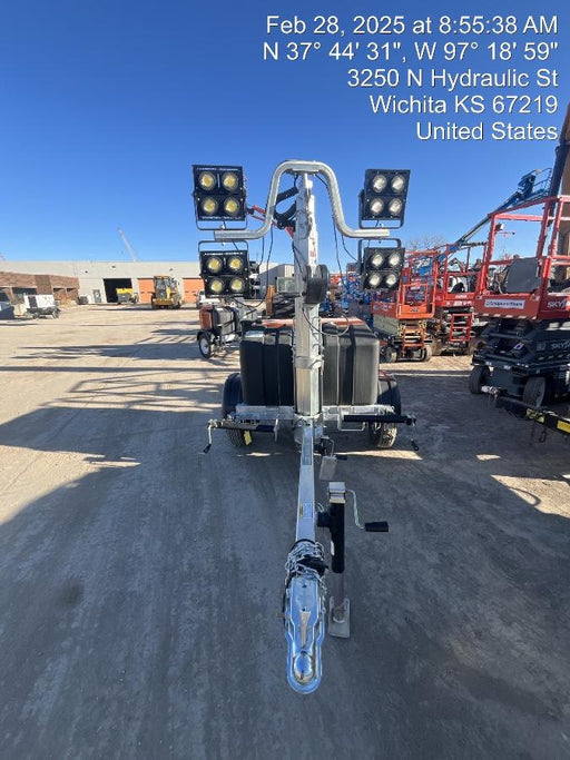 2024 Wanco WLTT-4MM4K Diesel, Deep Sea Controller, Shore Power Plug, Auto Start, (4) 350W LED Floodlights, 4kW Generator, 60 Gal Fuel Tank, 2" Ball, T3