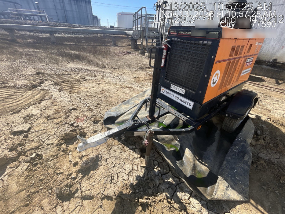 2021 Lincoln Electric Vantage 549X Ready Pak 3, ORANGE (includes trailer, cable rack, fender light kit)