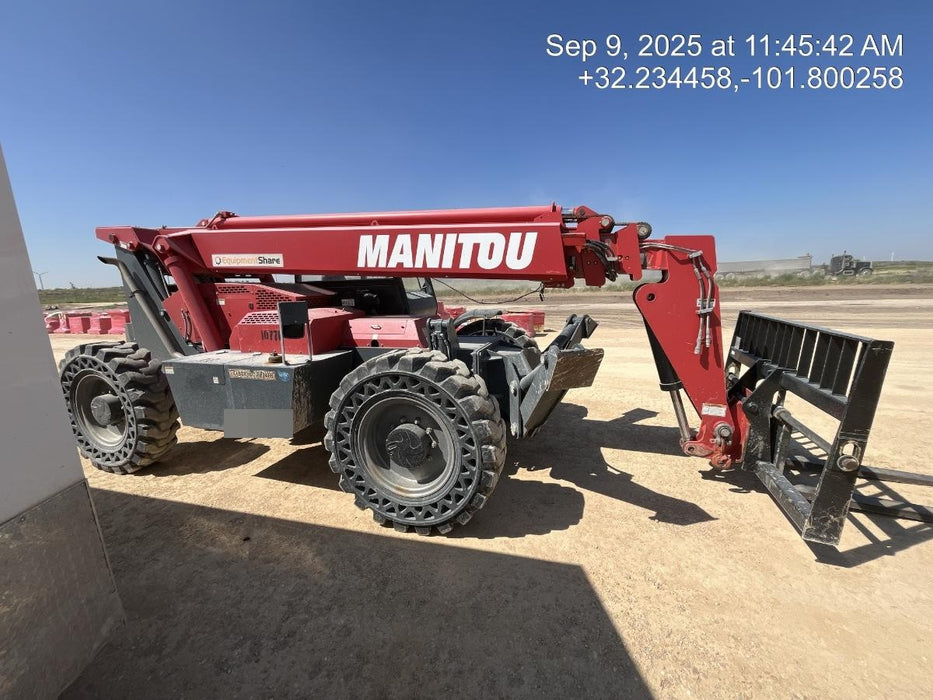 2018 Manitou MTA10055 Manitou MTA10055 - Canopy, Worklights, Beacon, 66" Carriage, 60" Forks, Solid Tires, Aux Hydraulics