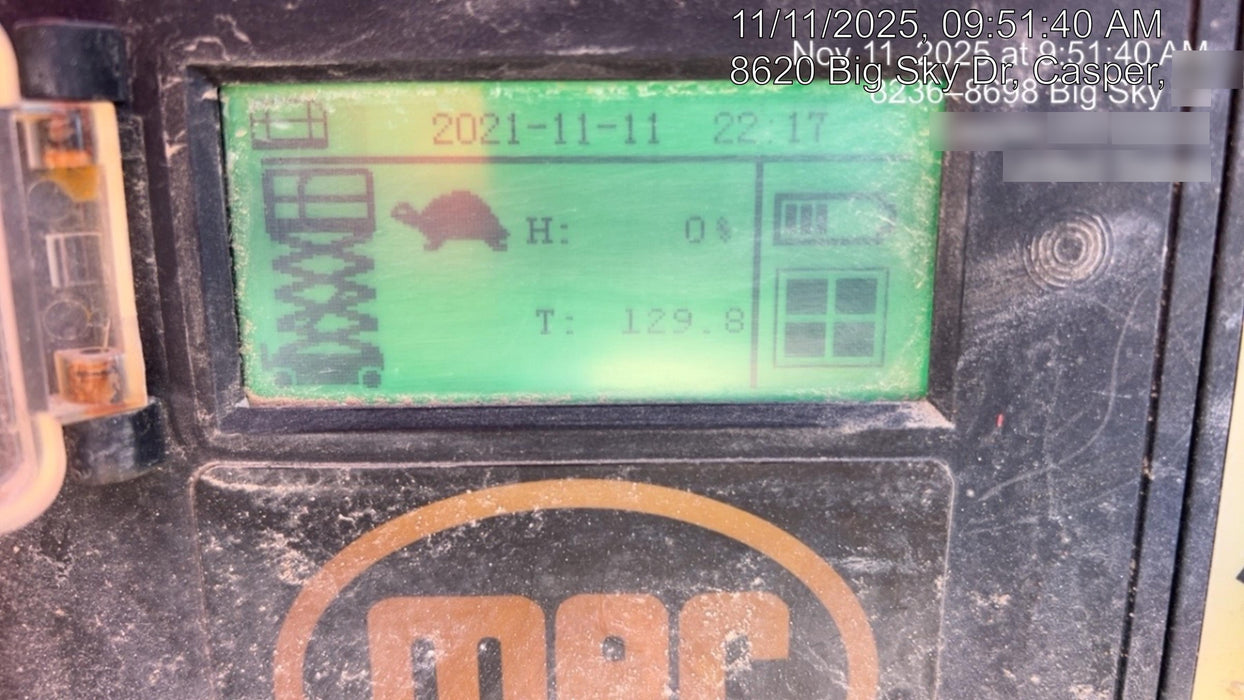 2019 MEC 1330SE Motion Alarm, Beacon, Includes MachineLink keypad and telematics device