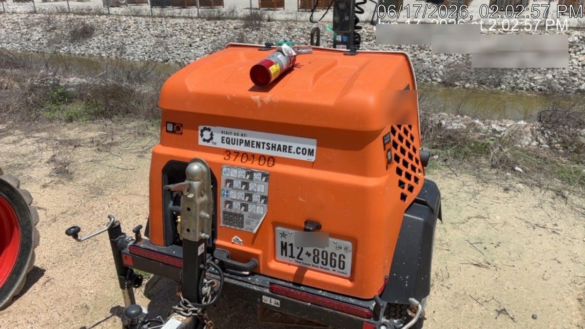 2023 Generac MLT2 Diesel, Flex Switch 120V Input, Powerzone Controller, 
(4) 320W LED Lights, 4kW Generator, 39.9 Gal Fuel Tank, 2" Ball, T3