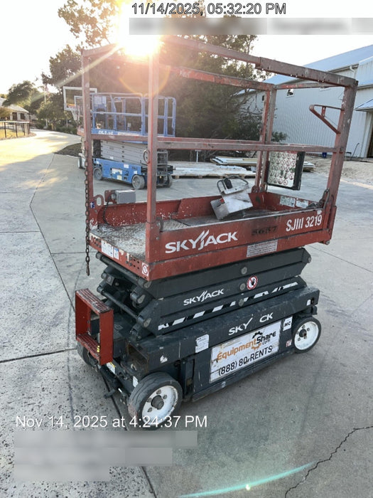 2017 Skyjack SJIII-3219 SJ3219, Trojan Battery Set, Extended Warranty 5yr/5k hr