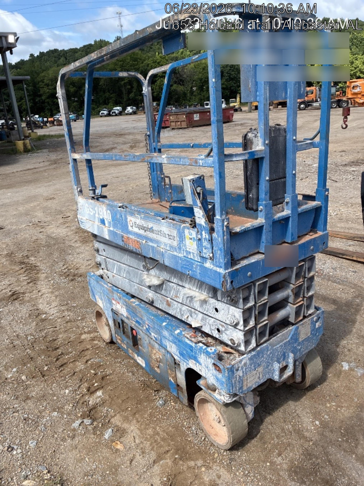 2019 Genie GS-1930 Fixed Rails with Chain Entry