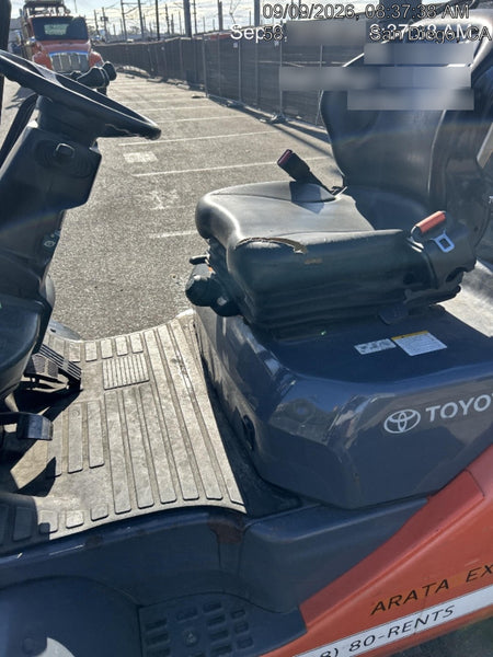 2022 TOYOTA 8FGU25 LP w/ Scale