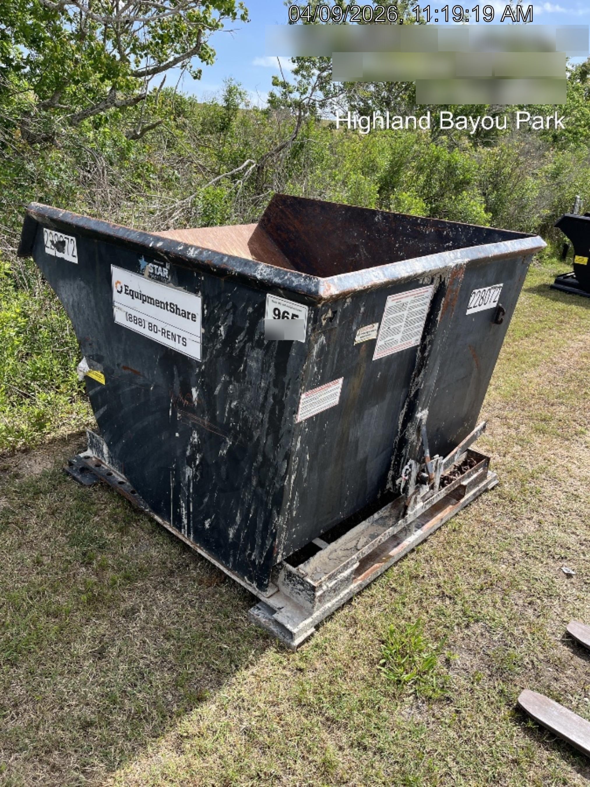 2022 STAR INDUSTRIES M-1820 - Self-Dump Hopper