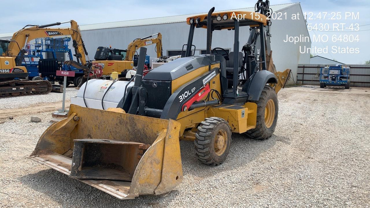 2020 John Deere 310LEP - Extendable Stick Canopy, 4WD, Extendable Stick, Pilot Controls, 2 Way Hydraulics, TAG Manual QC